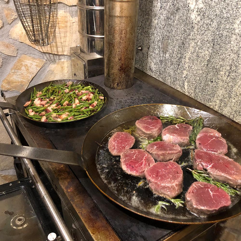 Schmiedeeiserne Bratpfanne (alle Größen)