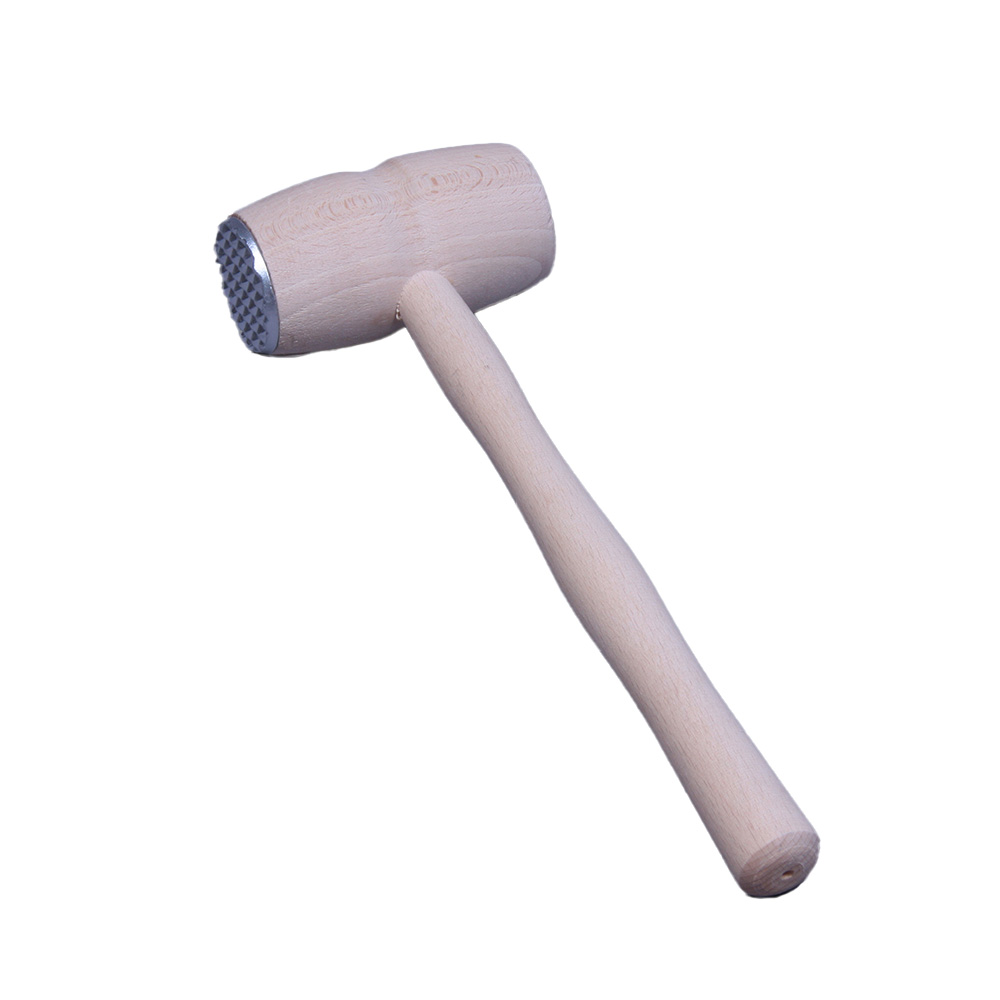 Fleischklopfer Fleischhammer Holz 5,5x11x30cm