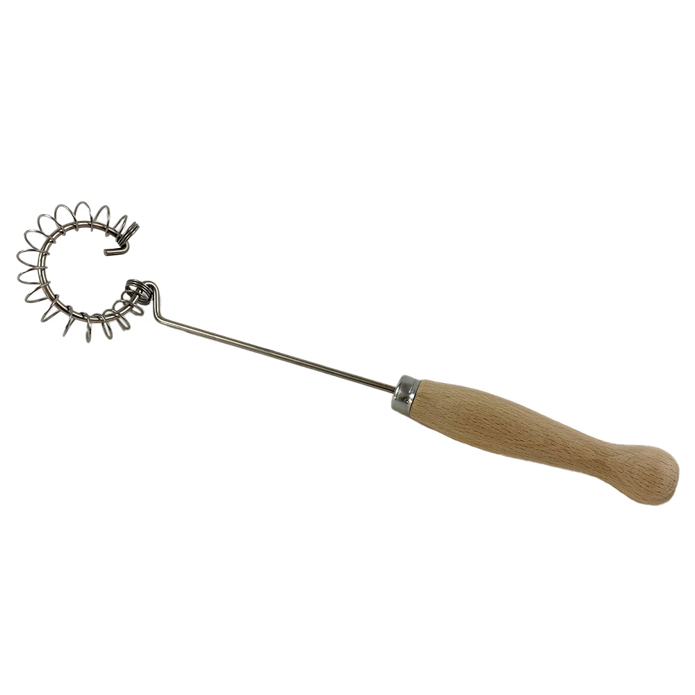 Schneebesen mit Holzgriff